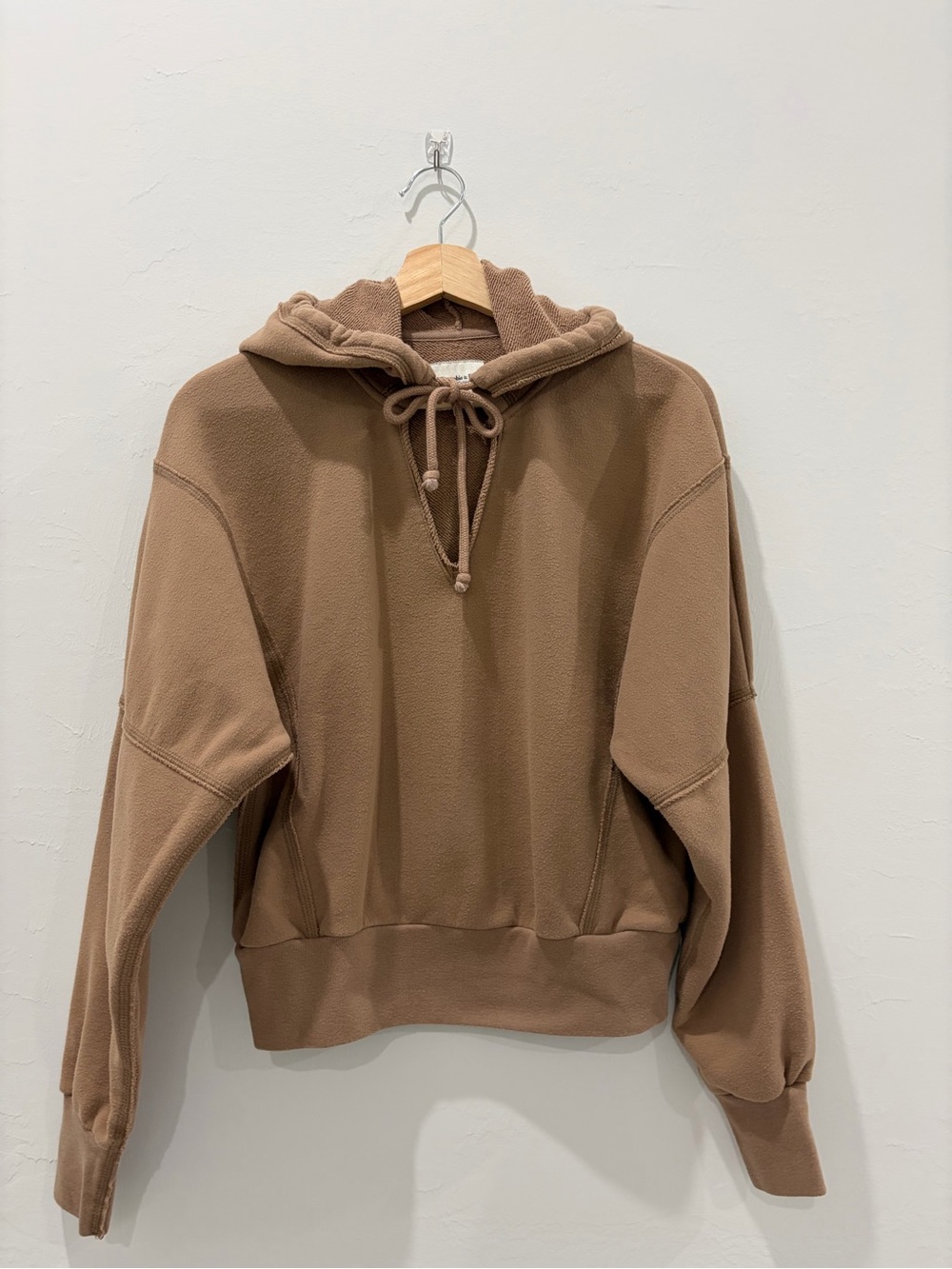 Abercrombie & Fitch woman  Tan Crewneck Hoodie Sweater